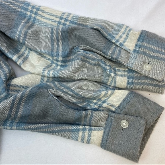 American Eagle Flannel Babydoll Top Blouse - Picture 12 of 12